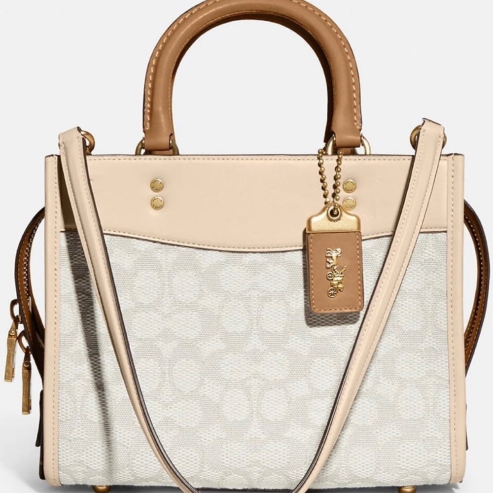 COACH Rogue 25 Monogram Jacquard Tote